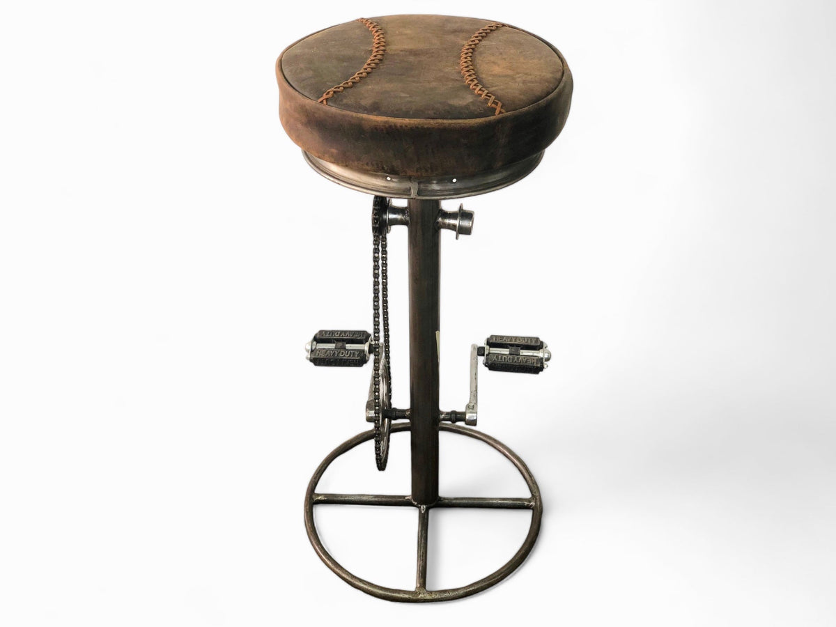 Leather Bike Stool