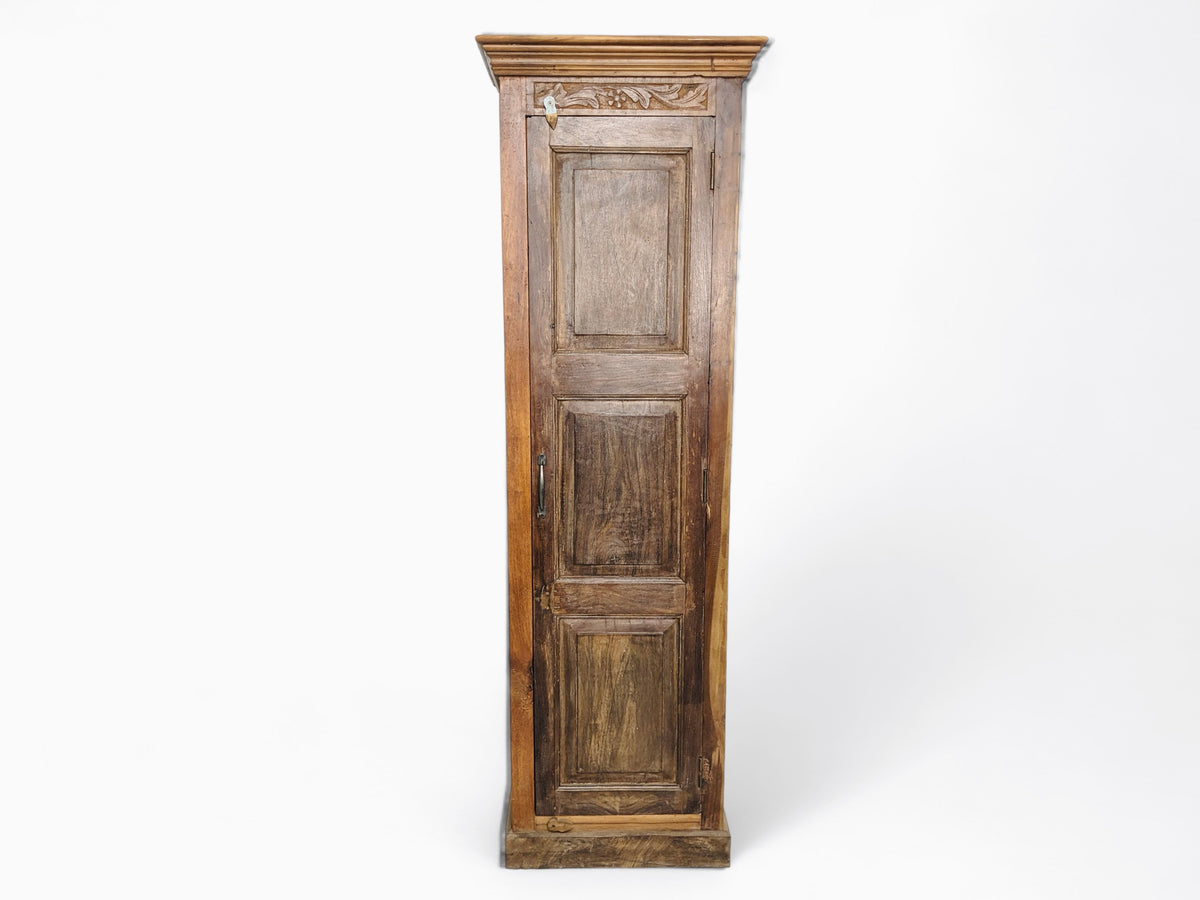 Armoire antique 1 porte en bois de teck recyclé