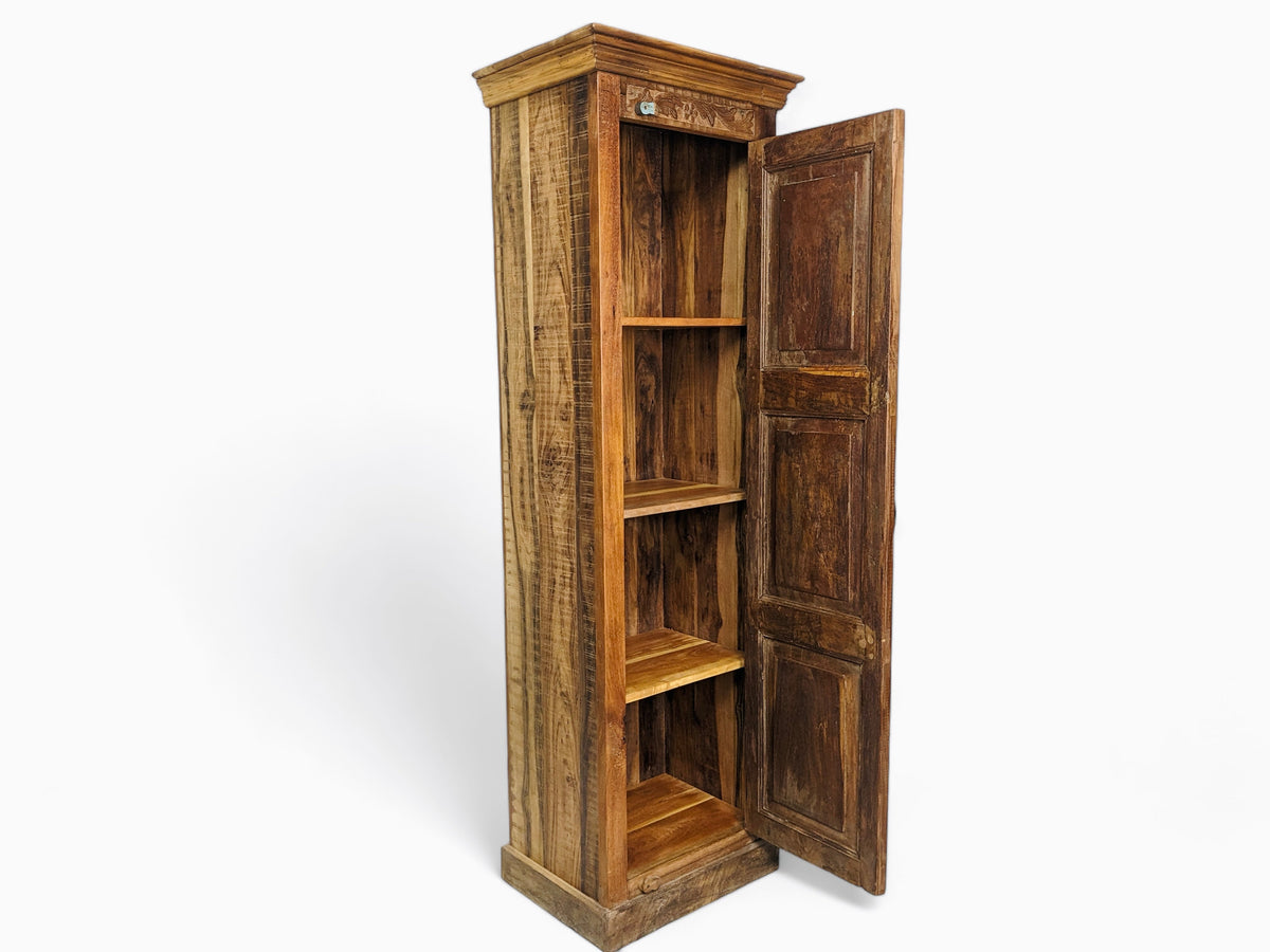 Armoire antique 1 porte en bois de teck recyclé