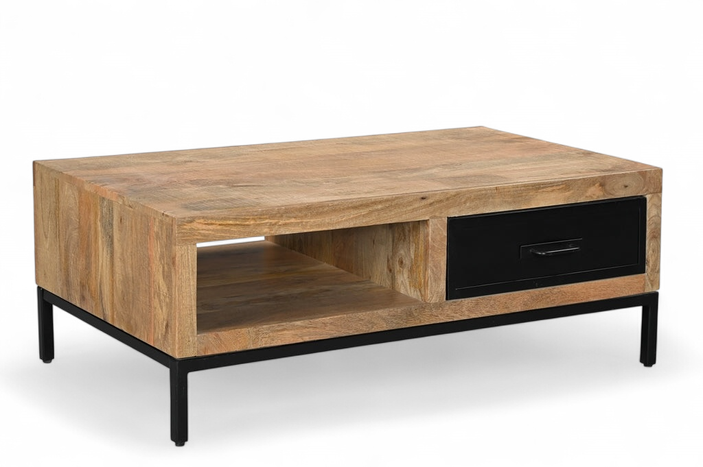 Table à café Sagar en bois de manguier