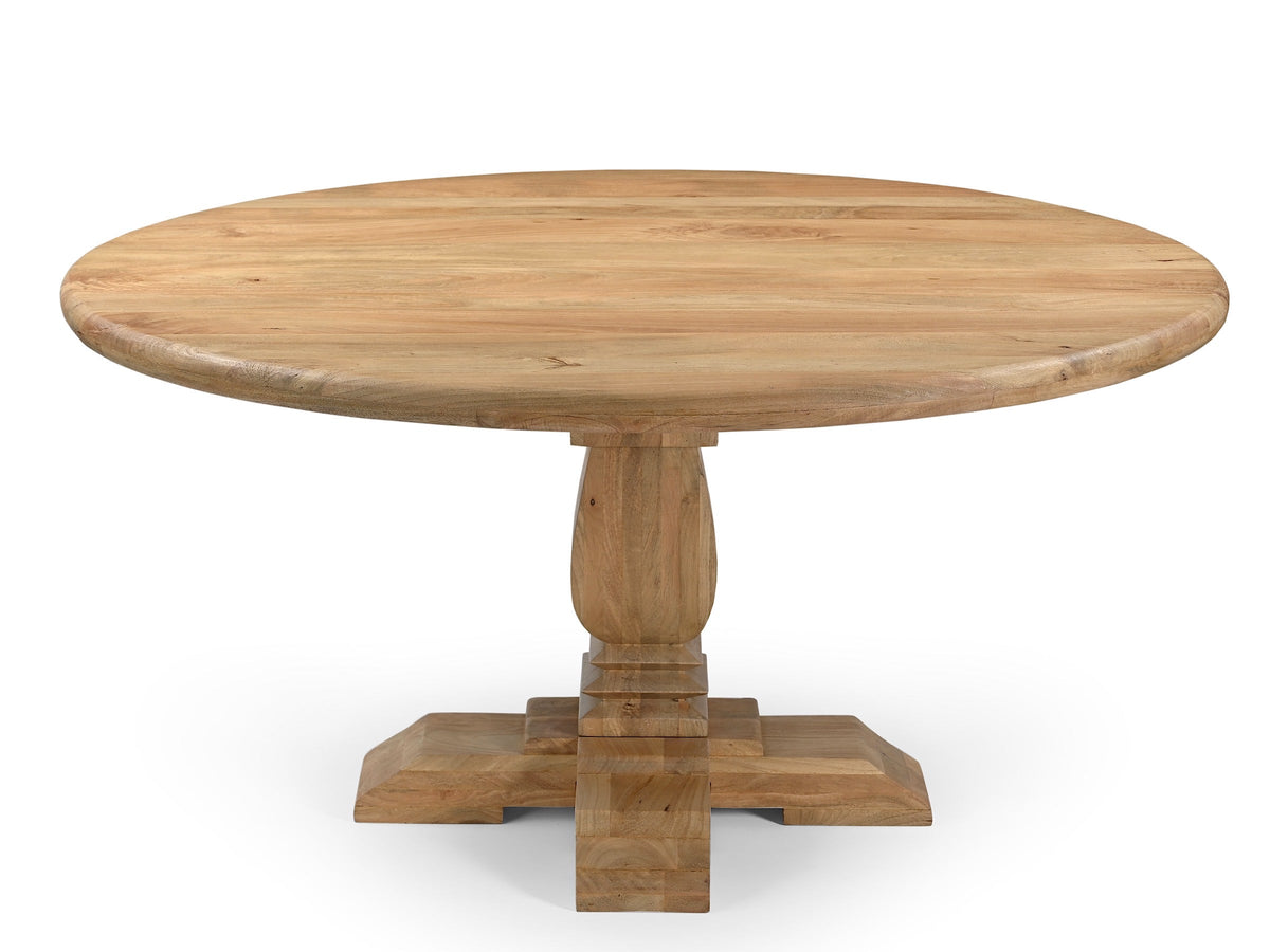 Table ronde en manguier Montauk