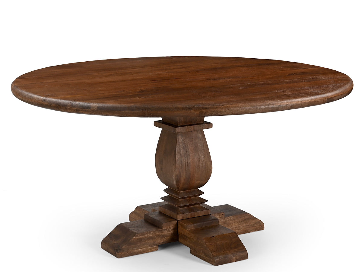 Table ronde en manguier Montauk