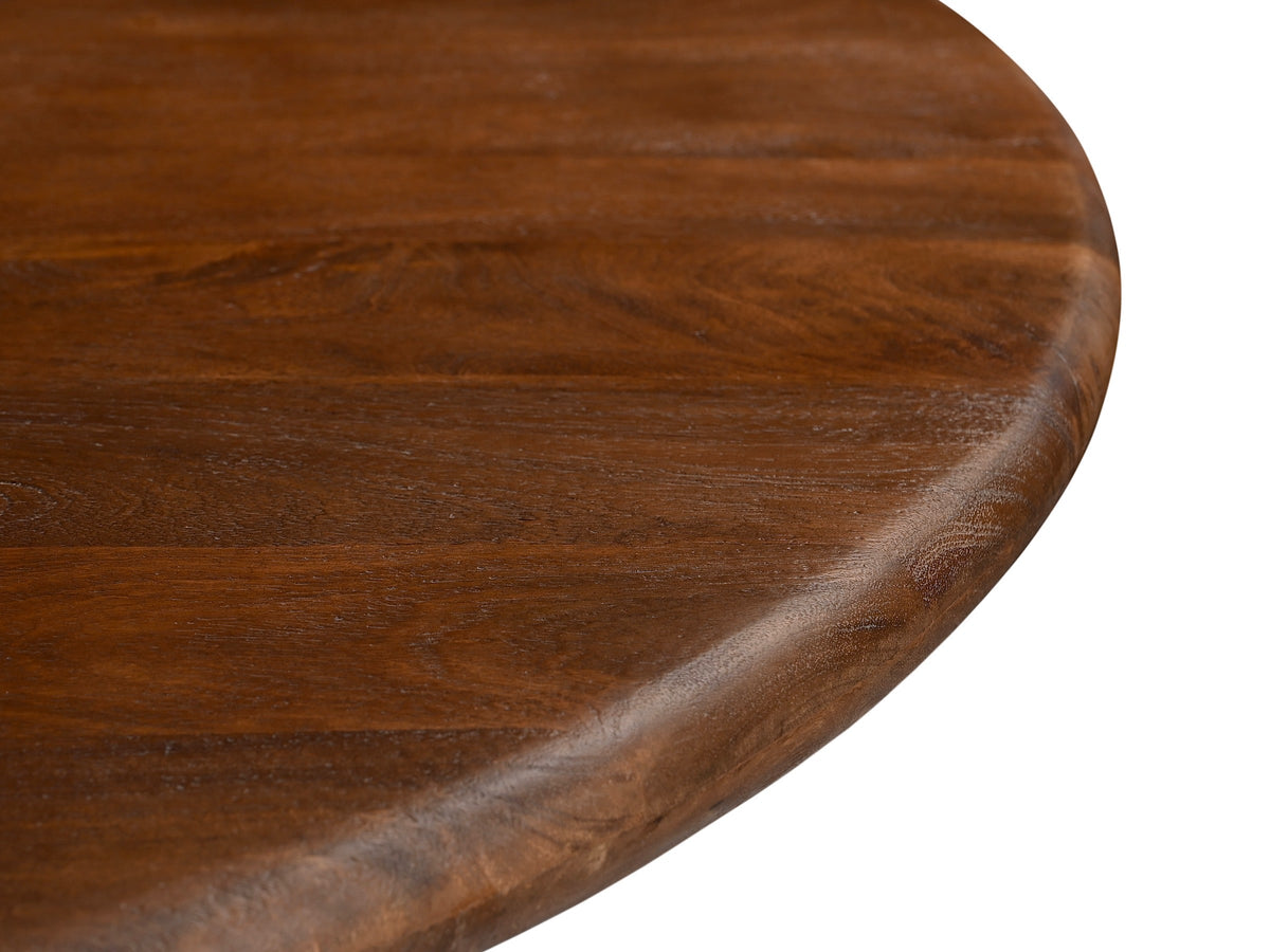 Table ronde en manguier Montauk