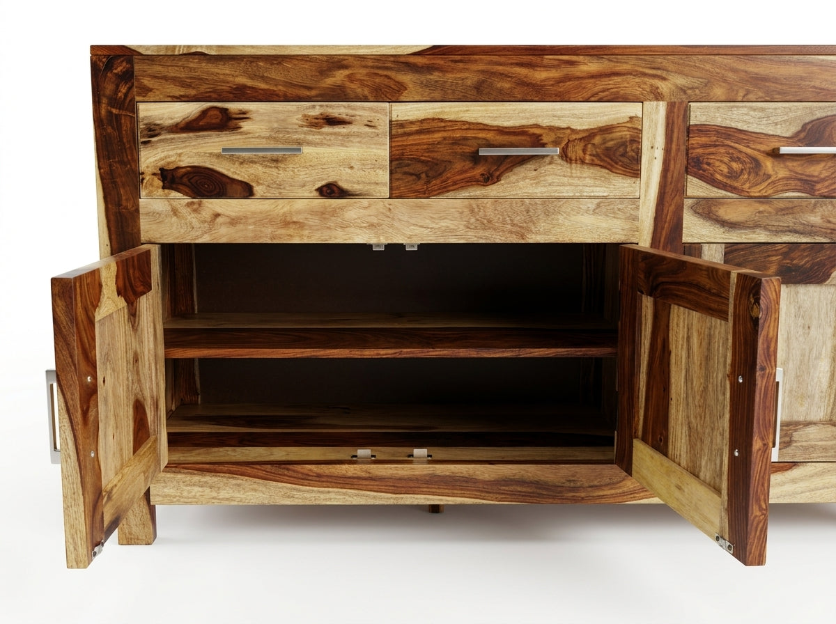 Grand buffet en bois de rose