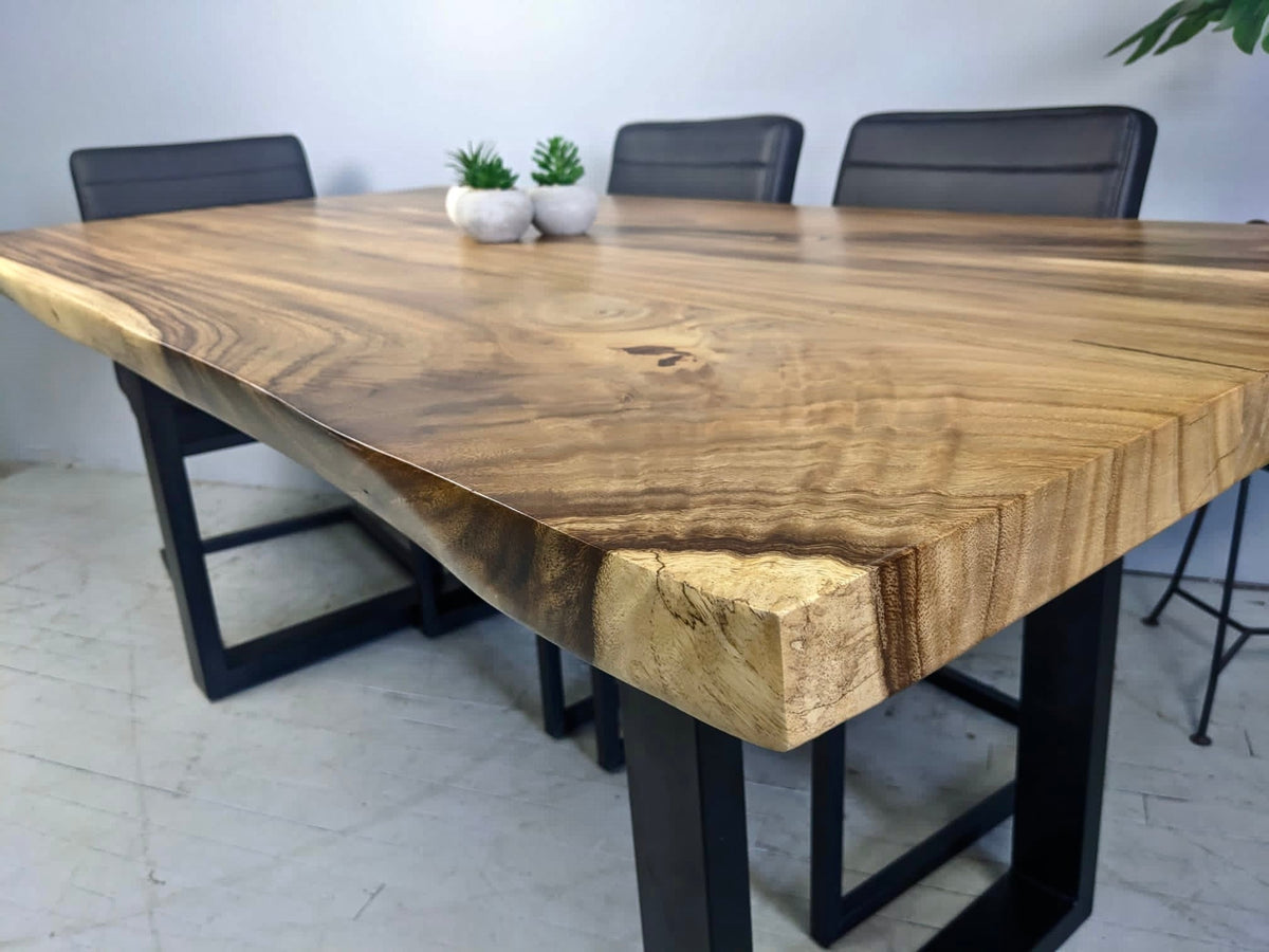 Laminated suar wood dining table