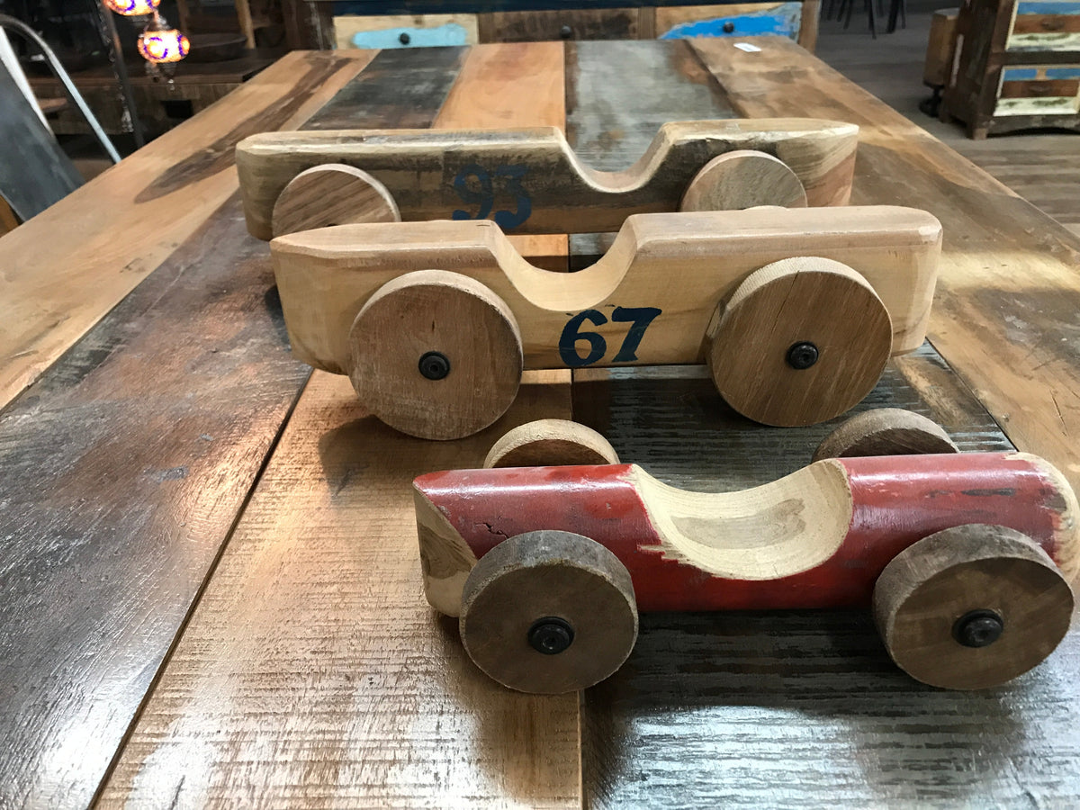 Vintage wooden car