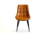 Chaise capitaine brun clair