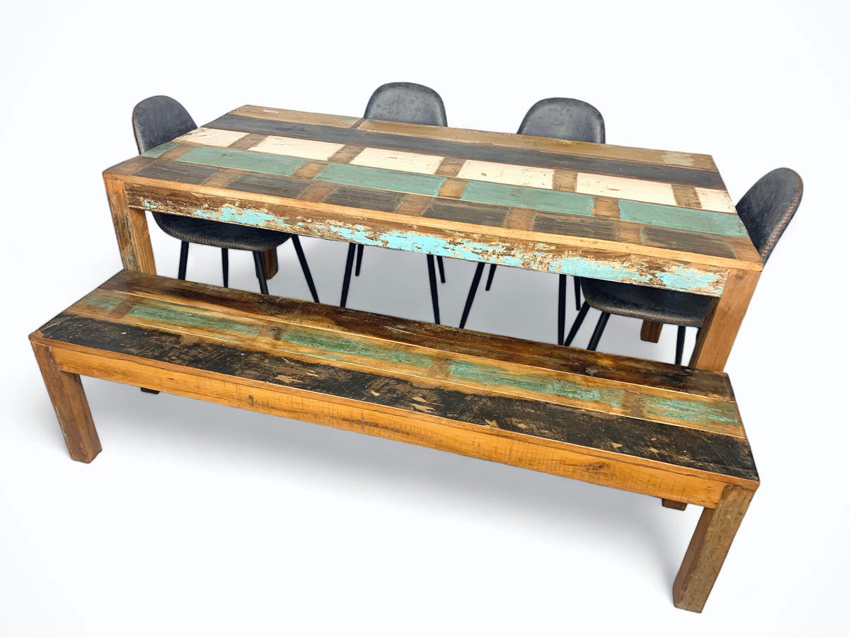 Banc en bois recyclé Prema