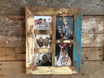 Decorative frames in recycled wood