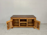 TV cabinet in recycled wood