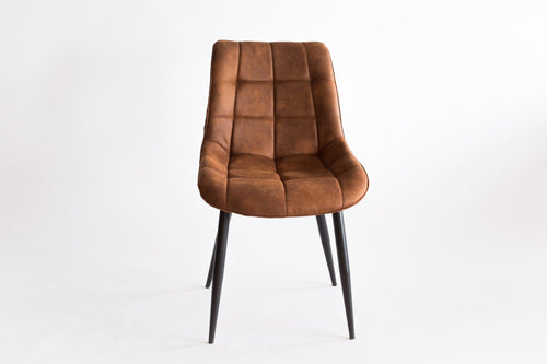 Chaise capitaine brune