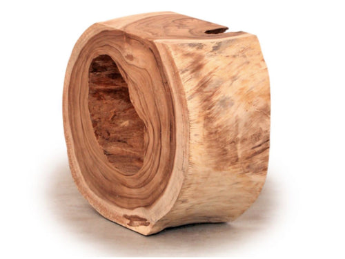 Meuble d'appoint (tronc) en bois de Suar